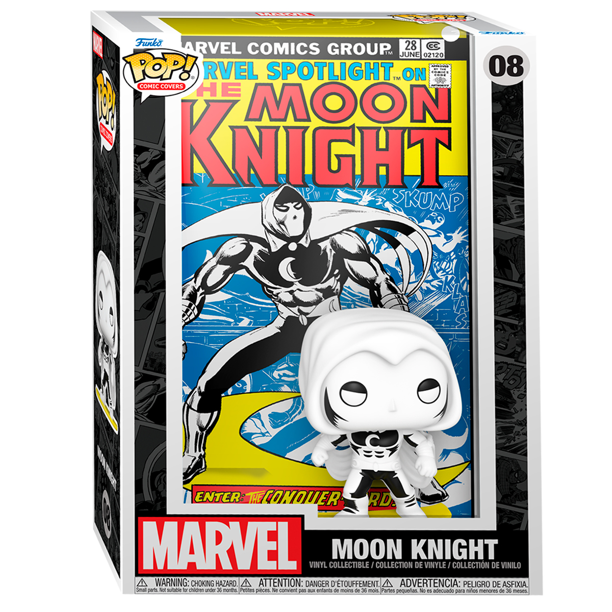 Foto 3 pulgar | Funko Portada de Cómic Marvel Moon Knight 08