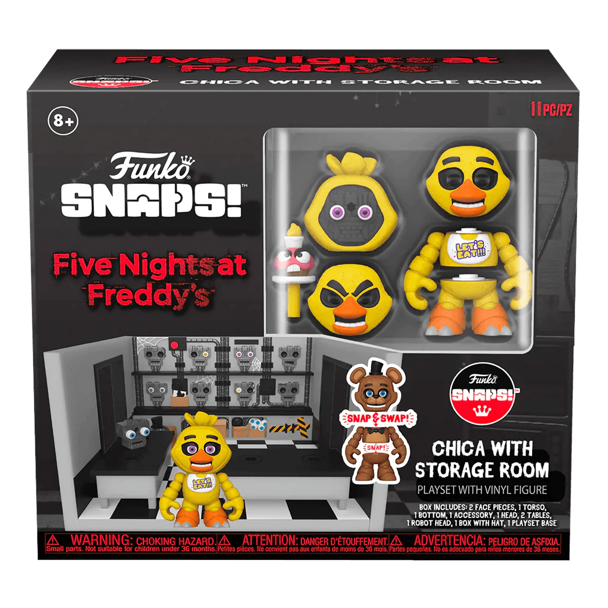 Chica Con Storage Room Five Nights At Freddys Videojuego Funko Pop Snaps