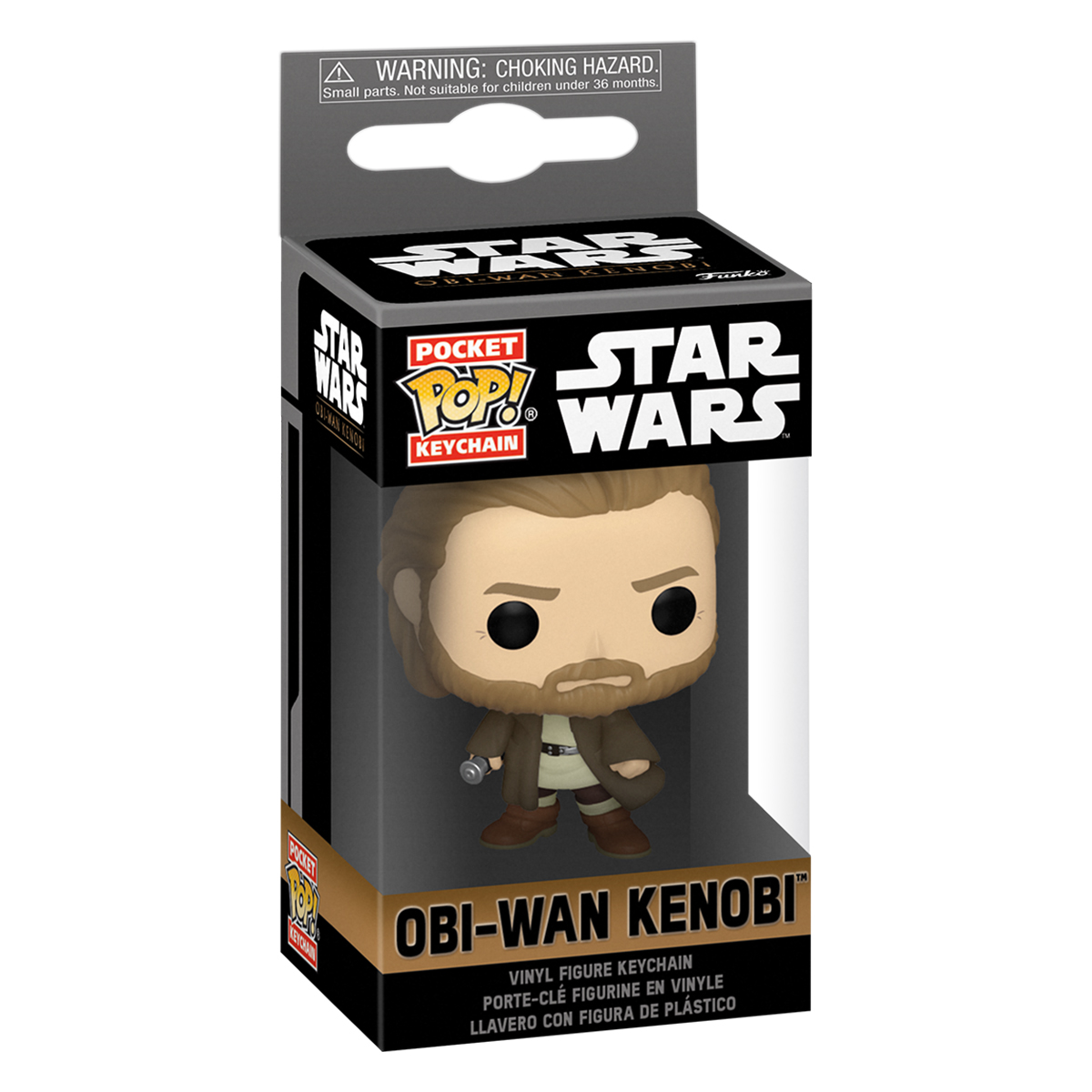 Foto 3 pulgar | Llavero Obi Wan Kenobi Serie Star Wars Funko Pop Keychain