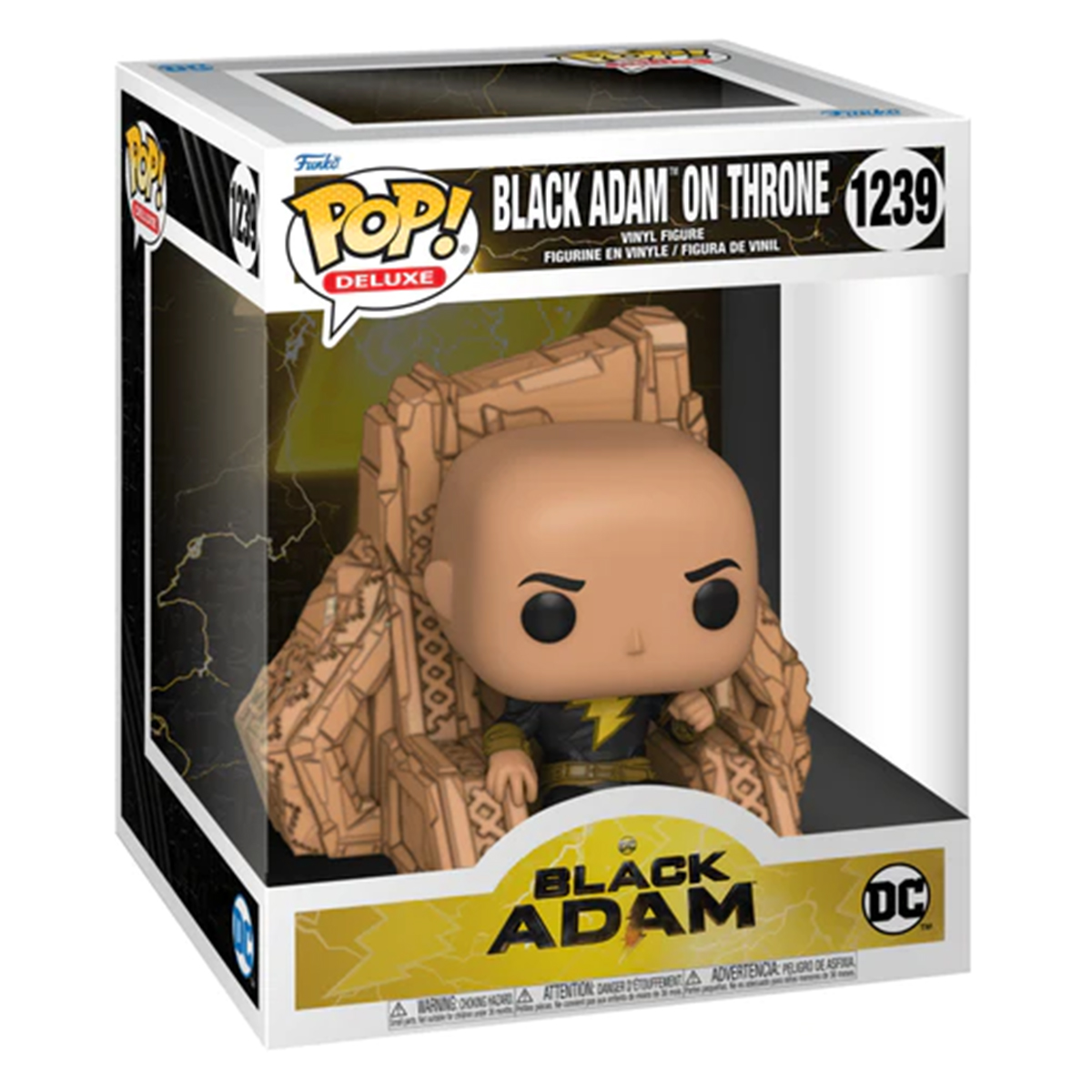 Foto 3 pulgar | Funko Pop! Black Adam en Trono 1239 DC Comics