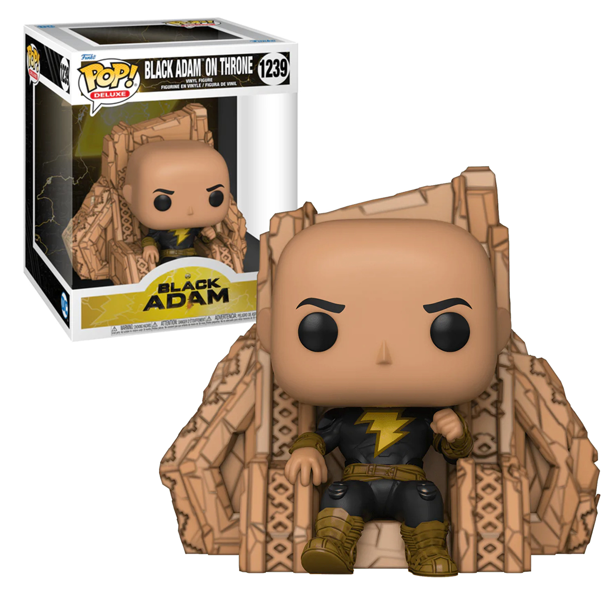 Foto 4 pulgar | Funko Pop! Black Adam en Trono 1239 DC Comics