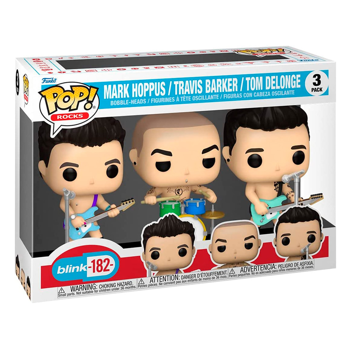 Foto 3 pulgar | Blink 182 Paquete 3 Piezas Whats My Age Again Funko Pop Rocks