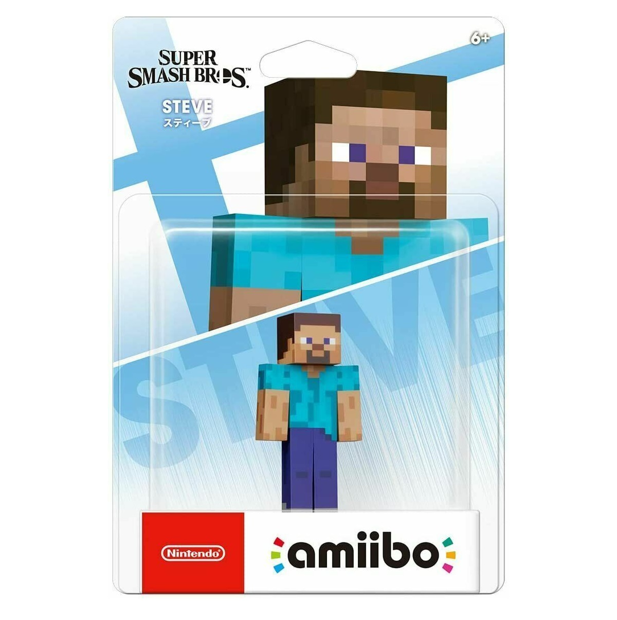 Figura Steve Amiibo Nintendo