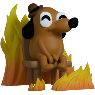 Foto 1 | Funko Pop This Is Fine Dog Meme Youtooz