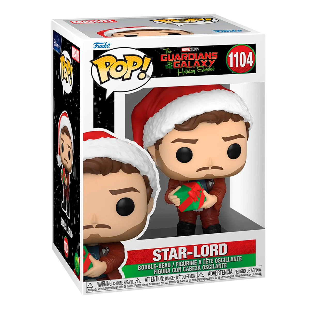 Foto 3 pulgar | Star Lord Con Regalo #1104 Guardianes De La Galaxia Especial De Navidad Marvel Funko Pop