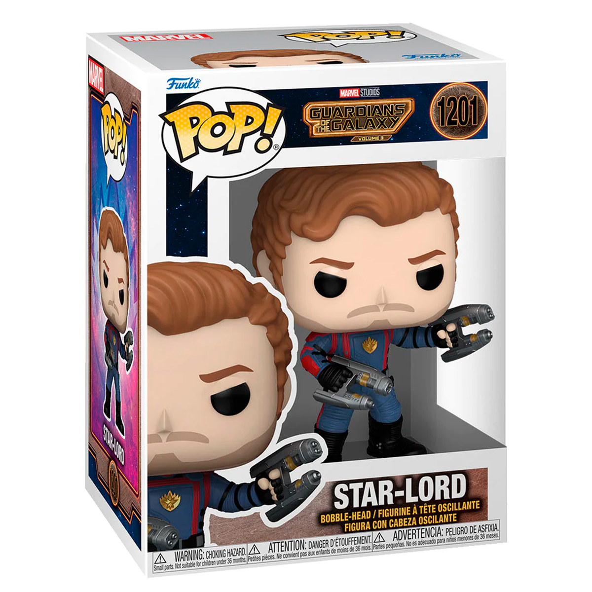 Foto 3 pulgar | Star Lord 1201 Guardianes de la Galaxia Funko Pop Volumen 3 Marvel