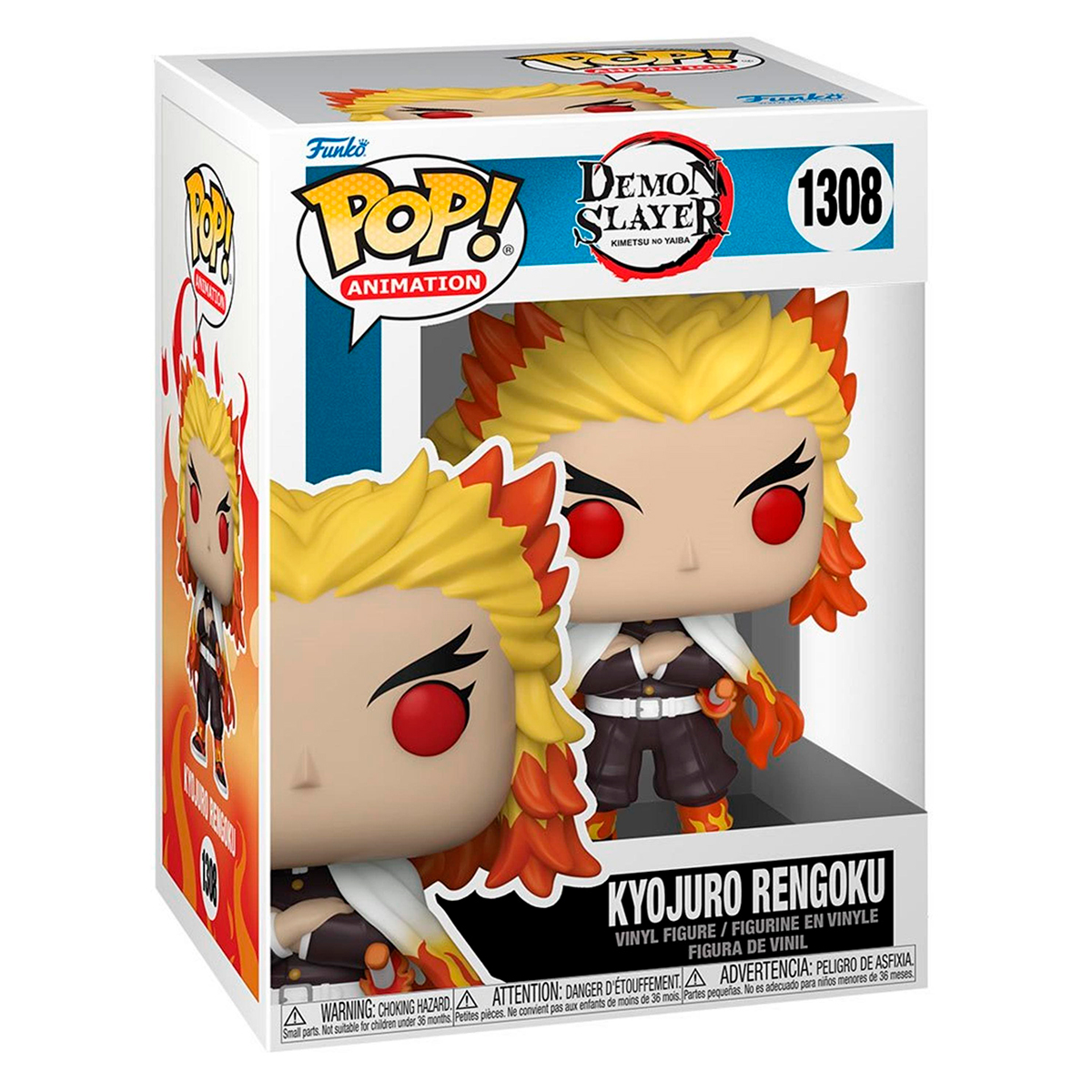Foto 3 pulgar | Kyojuro Rengoku 1308 Demon Slayer Anime Funko Pop