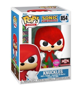 Foto 2 | Figura Funko Pop! Knuckles Sonic 854 Flocked Sticker de Target