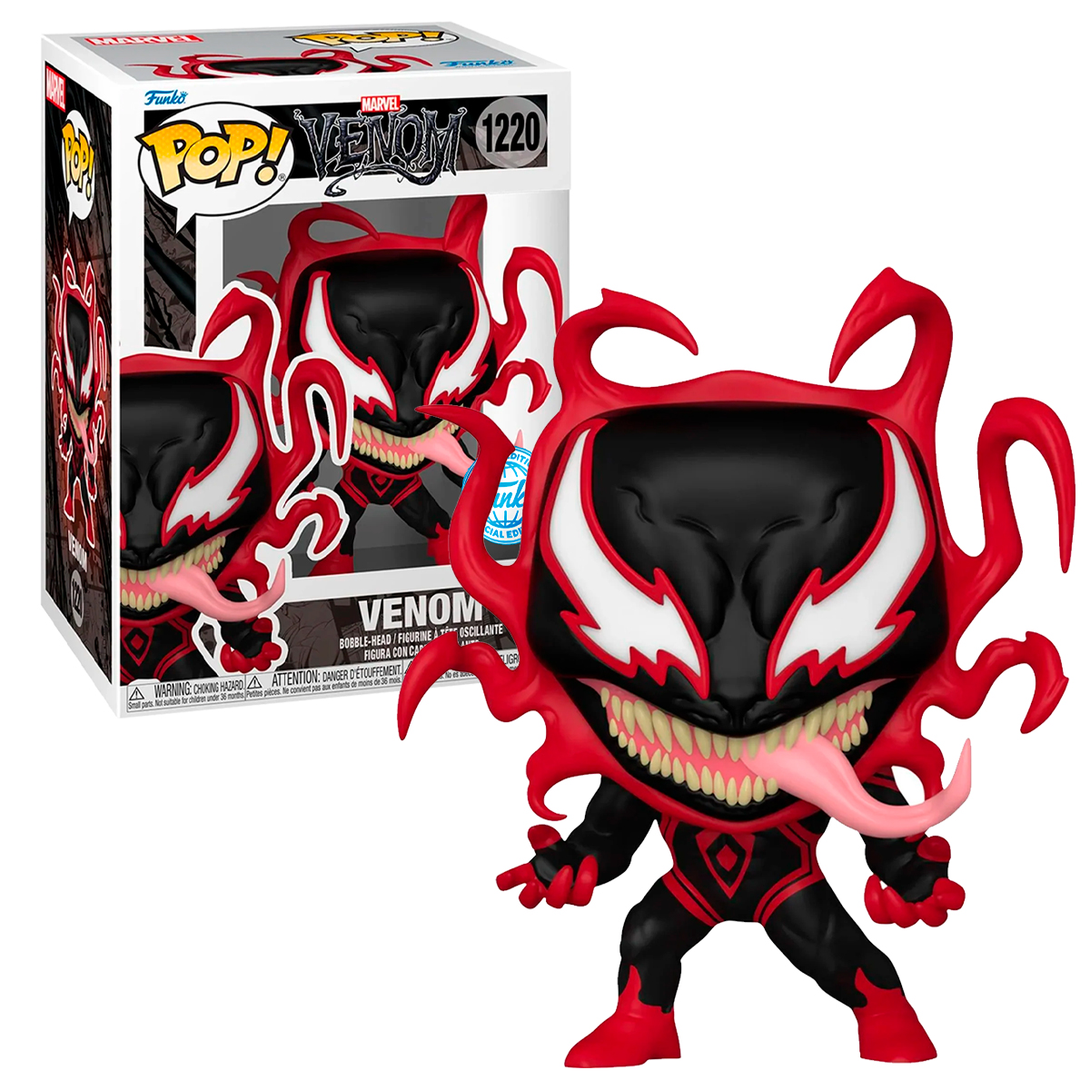 Foto 4 pulgar | Miles Morales Venom Carnage 1220 Dark Ages N 5 Marvel Comic Funko Pop Exclusivo