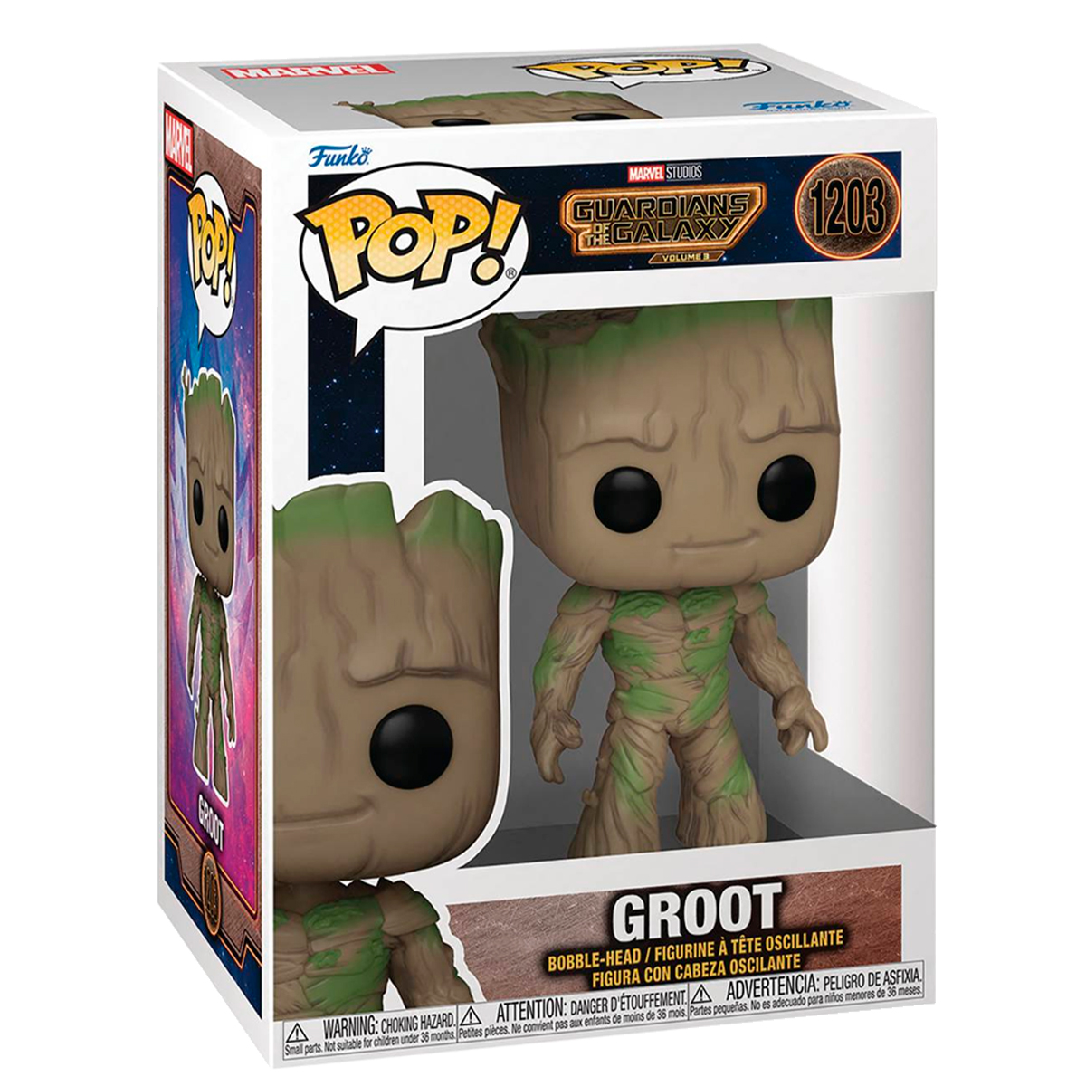 Foto 3 pulgar | Groot 1203 Guardianes De La Galaxia Volumen 3 Marvel Studios Funko Pop