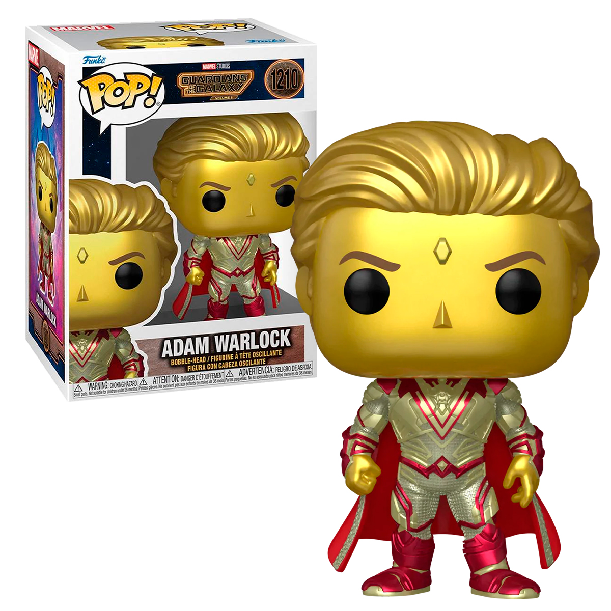 Foto 4 pulgar | Adam Warlock 1210 Guardianes De La Galaxia Volumen 3 Marvel Studios Funko Pop