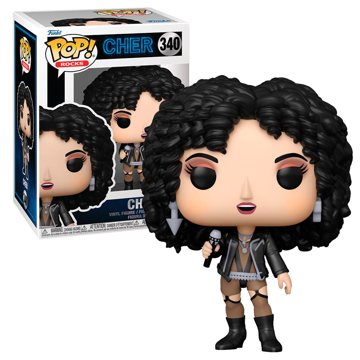 Foto 4 pulgar | Cher #340 Cantante Actriz Funko Pop Rocks