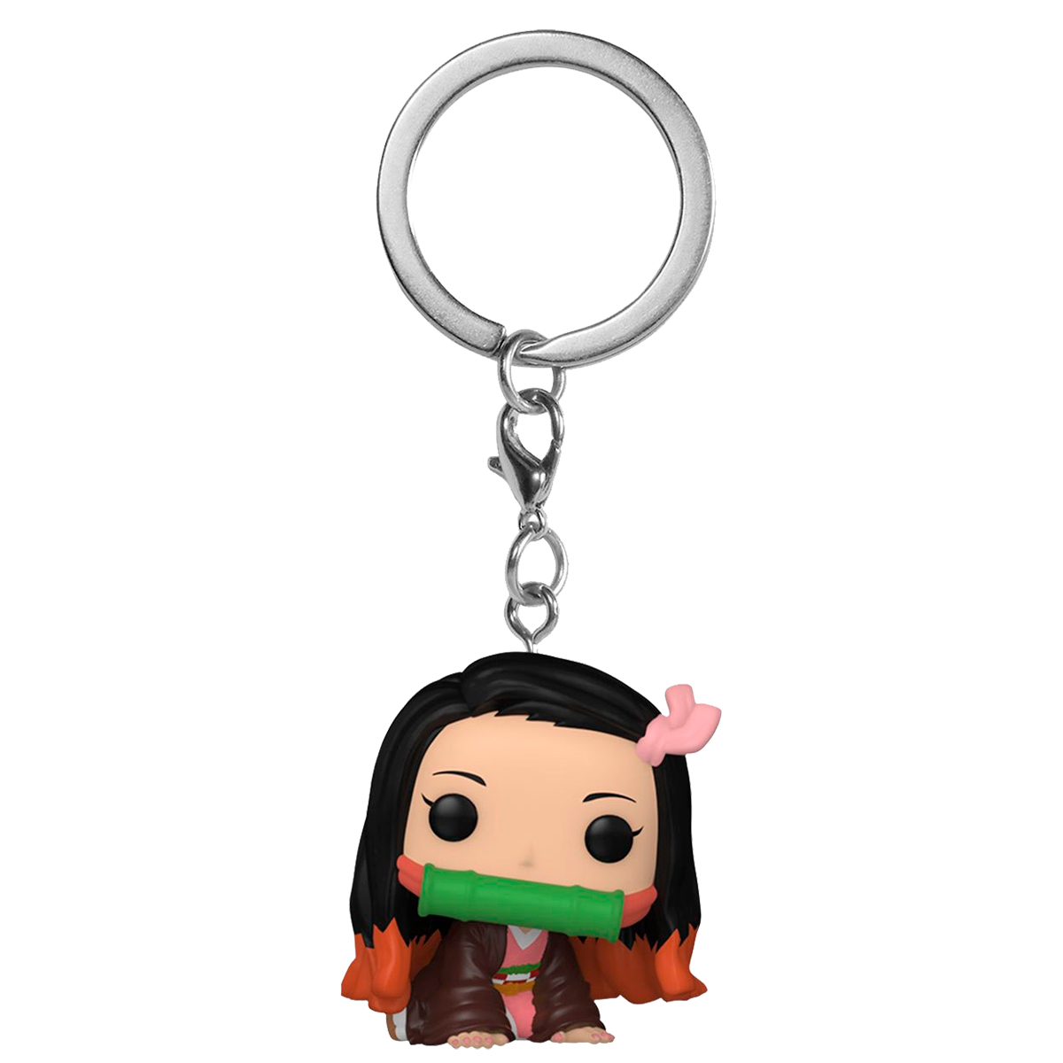 Foto 2 pulgar | Llavero Nezuko Kamado Demon Slayer Anime Funko Pop Keychain