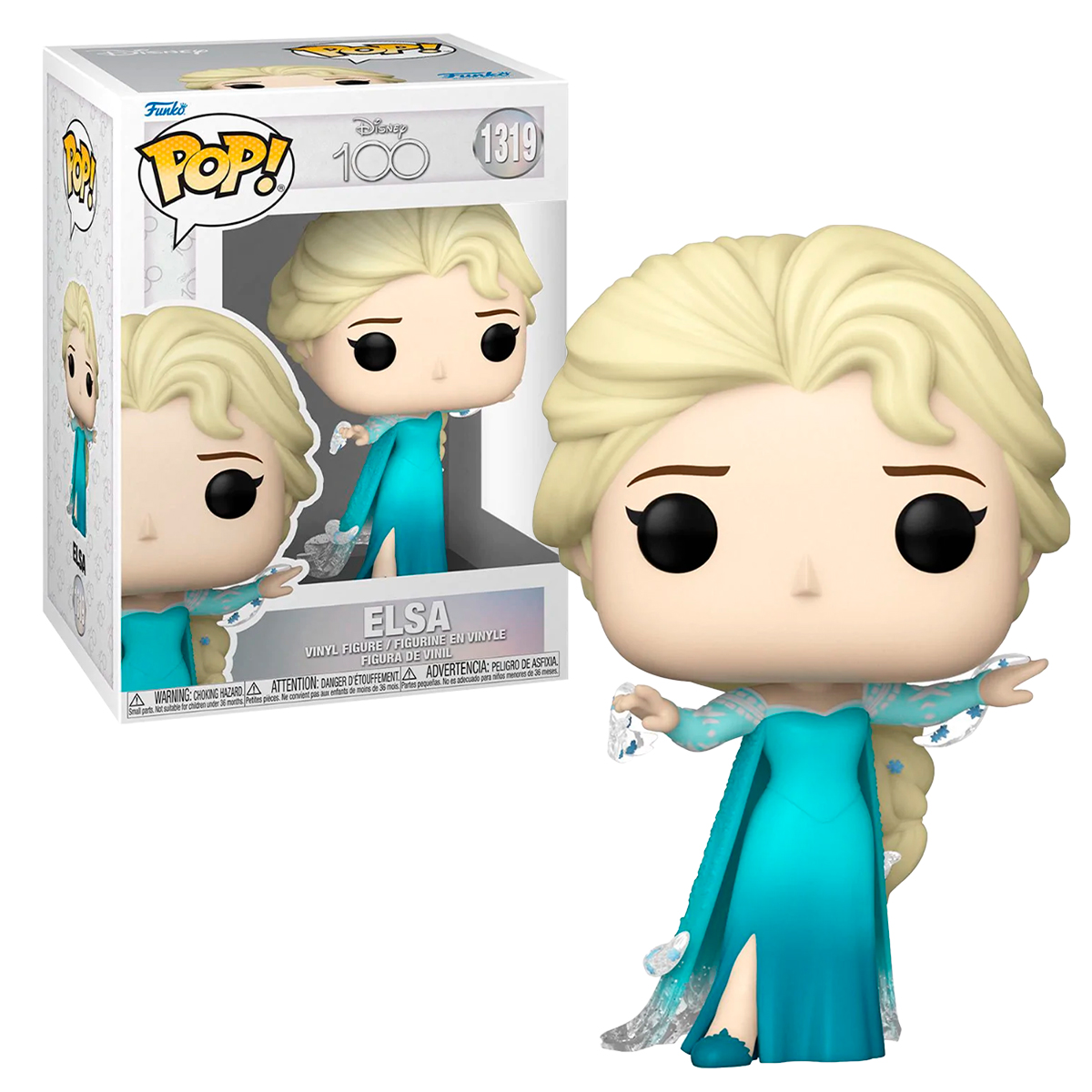 Foto 4 pulgar | Elsa 1319 Aniversario 100 Años Disney Funko Pop