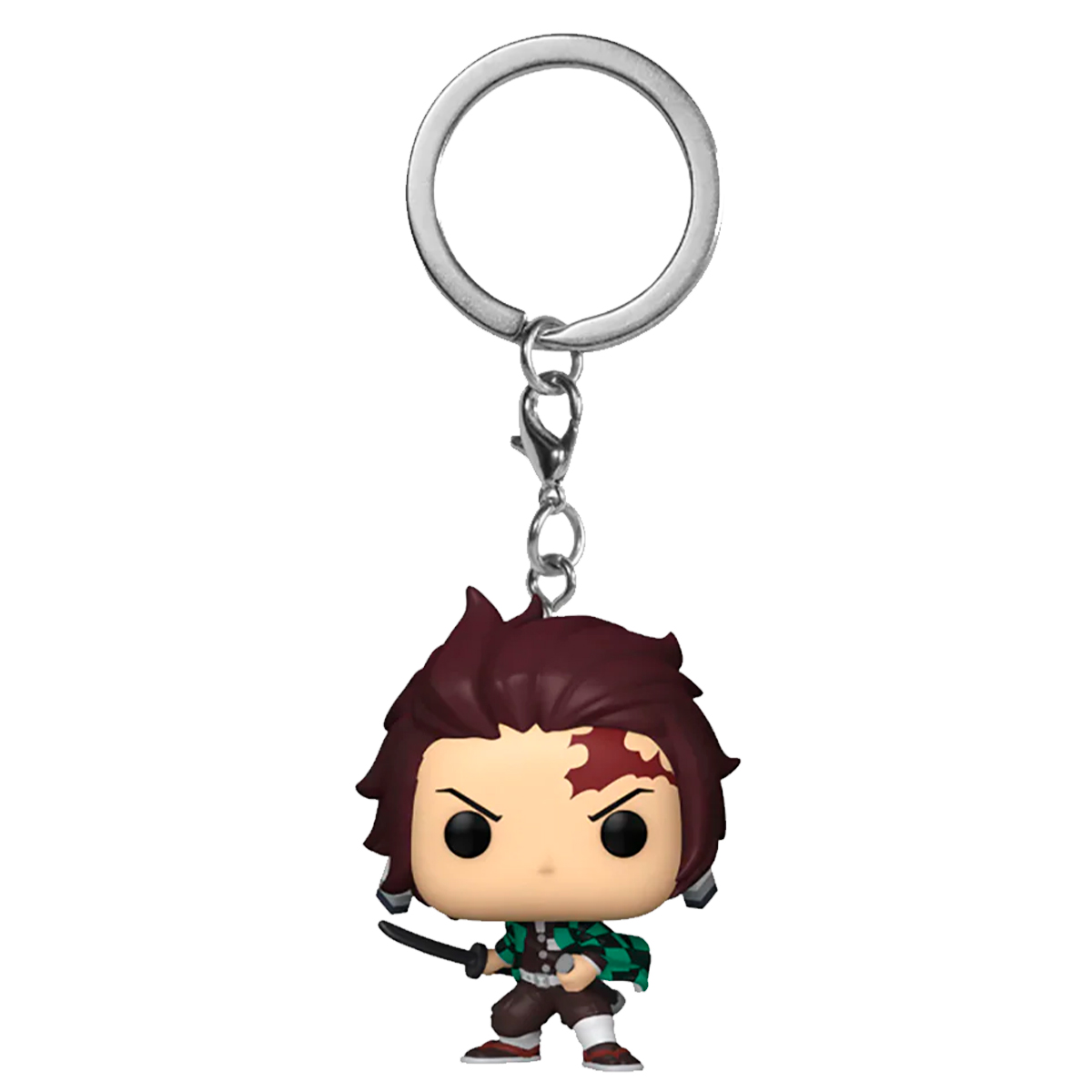 Foto 2 pulgar | Llavero Tanjiro Kamado Demon Slayer Anime Funko Pop Keychain