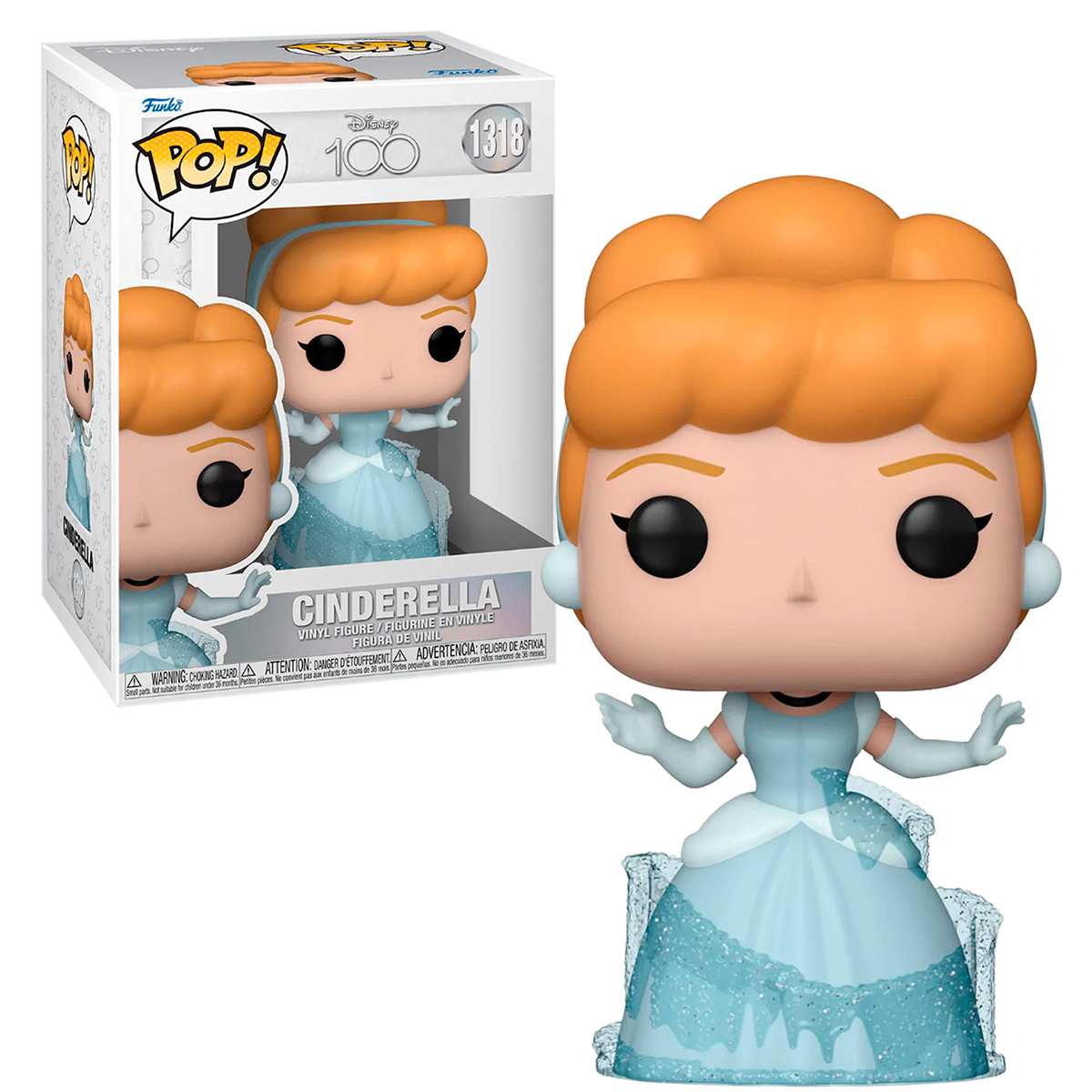Foto 4 pulgar | Figura Funko Pop Cenicienta 1218 Aniversario 100 Años Disney