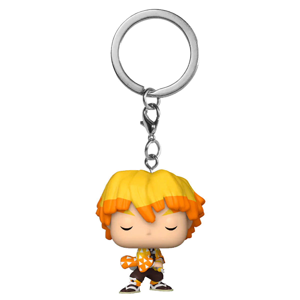 Foto 2 pulgar | Llavero Funko Pop Keychain Zenitsu Agatsuma Demon Slayer Anime