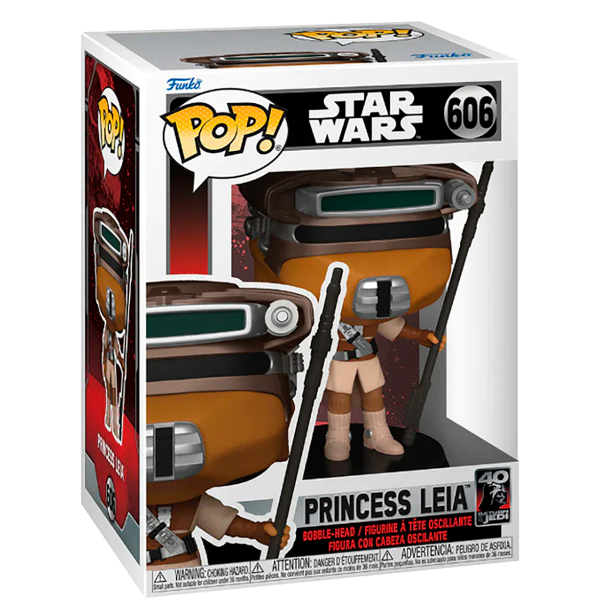 Foto 3 pulgar | Figura Funko Pop Princesa Leia 606 Star Wars El Regreso del Jedi