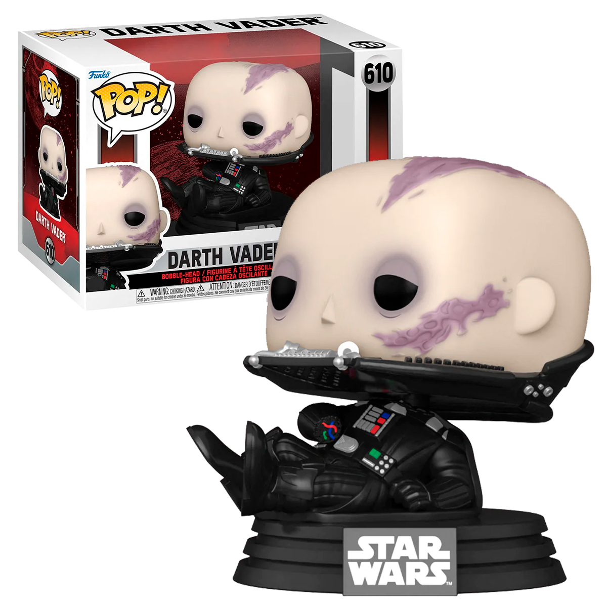 Foto 4 pulgar | Funko Star Wars: El Regreso del Jedi Darth Vader sin Mascara