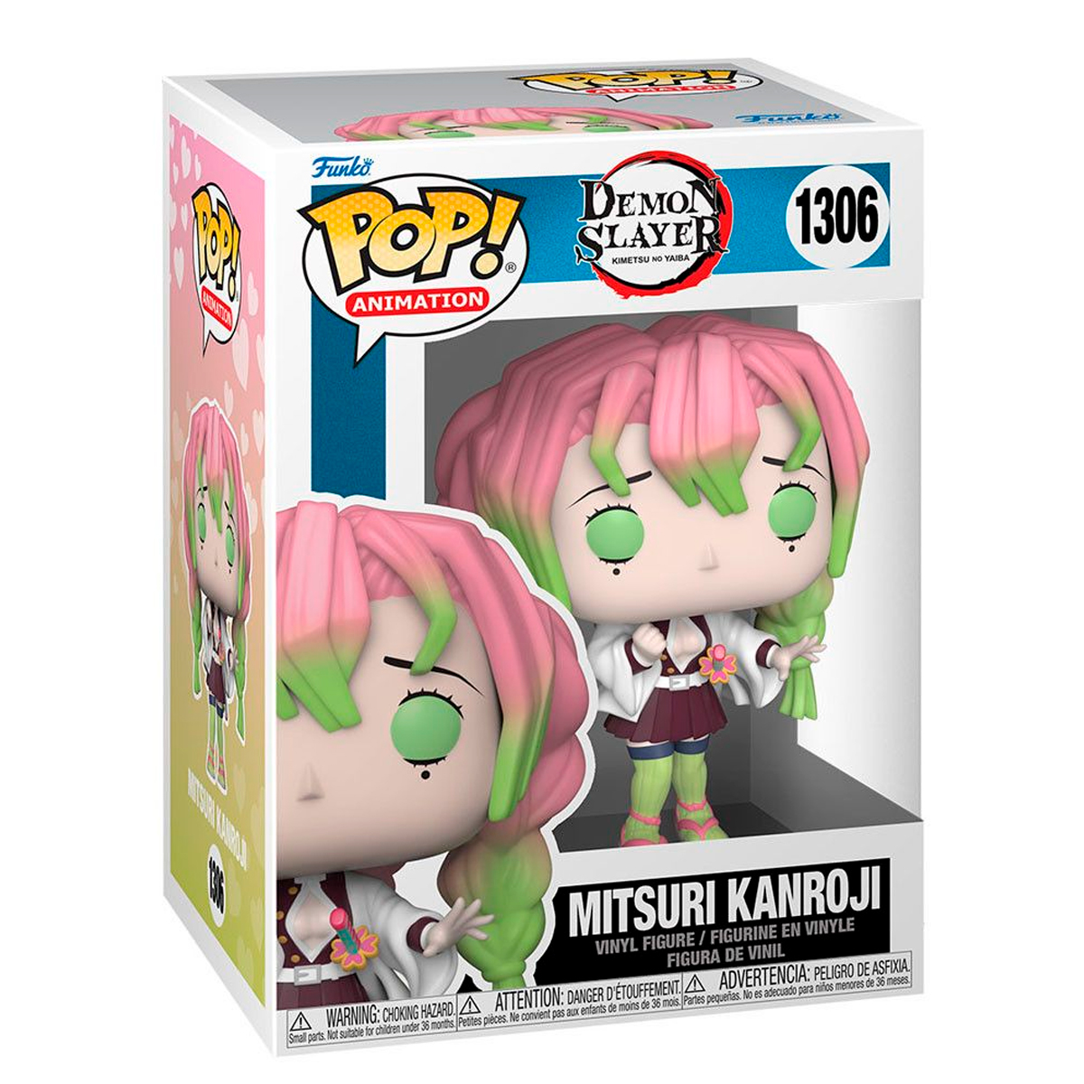 Foto 3 pulgar | Figura Funko Pop Mitsuri Kanroji 1306 Pilar del Amor Demon Slayer Anime Manga