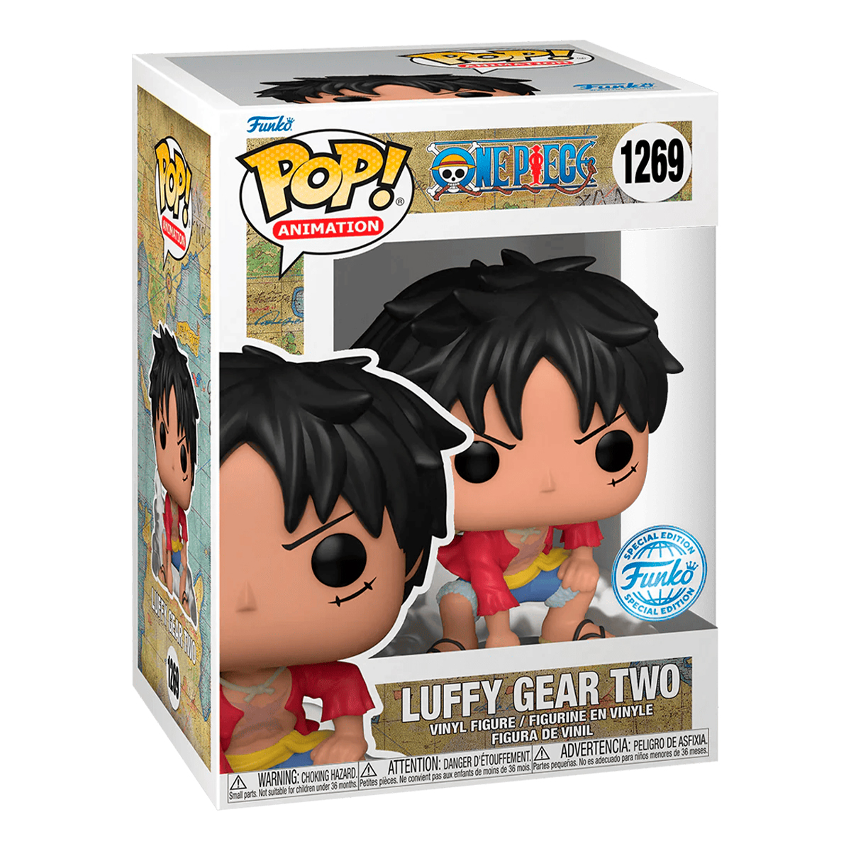 Foto 3 pulgar | Luffy Gear Second 1269 One Piece Anime Manga Funko Pop