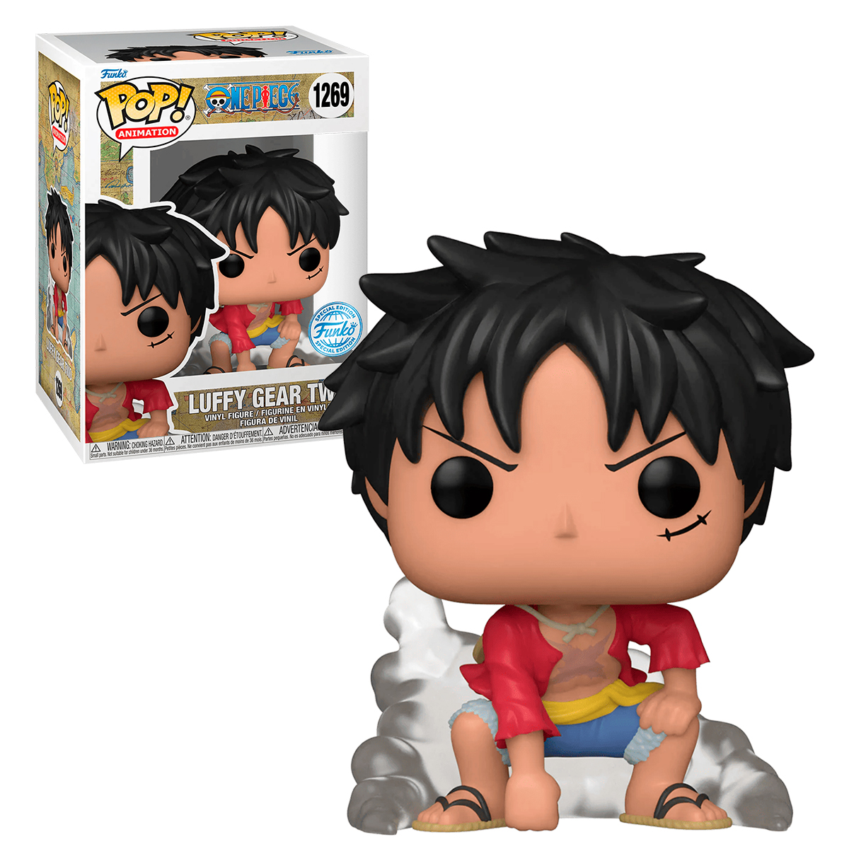 Foto 4 pulgar | Luffy Gear Second 1269 One Piece Anime Manga Funko Pop