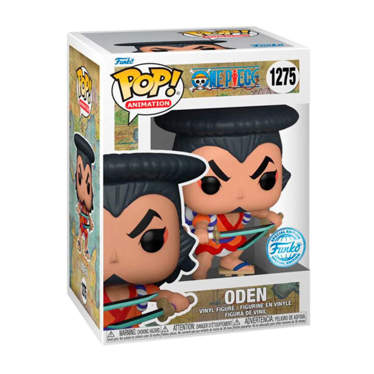 Foto 3 pulgar | Oden 1275 One Piece Anime Manga Funko Pop