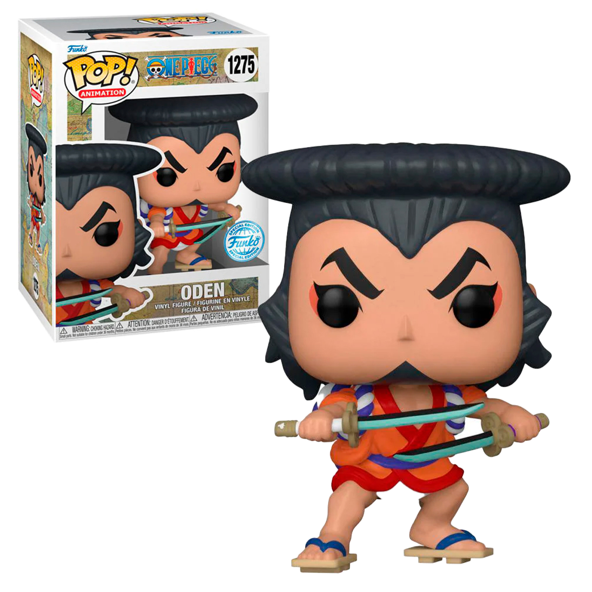 Foto 4 pulgar | Oden 1275 One Piece Anime Manga Funko Pop