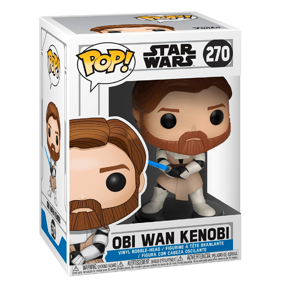 Foto 3 pulgar | Obi Wan Kenobi 270 Star Wars Película Animada Funko Pop