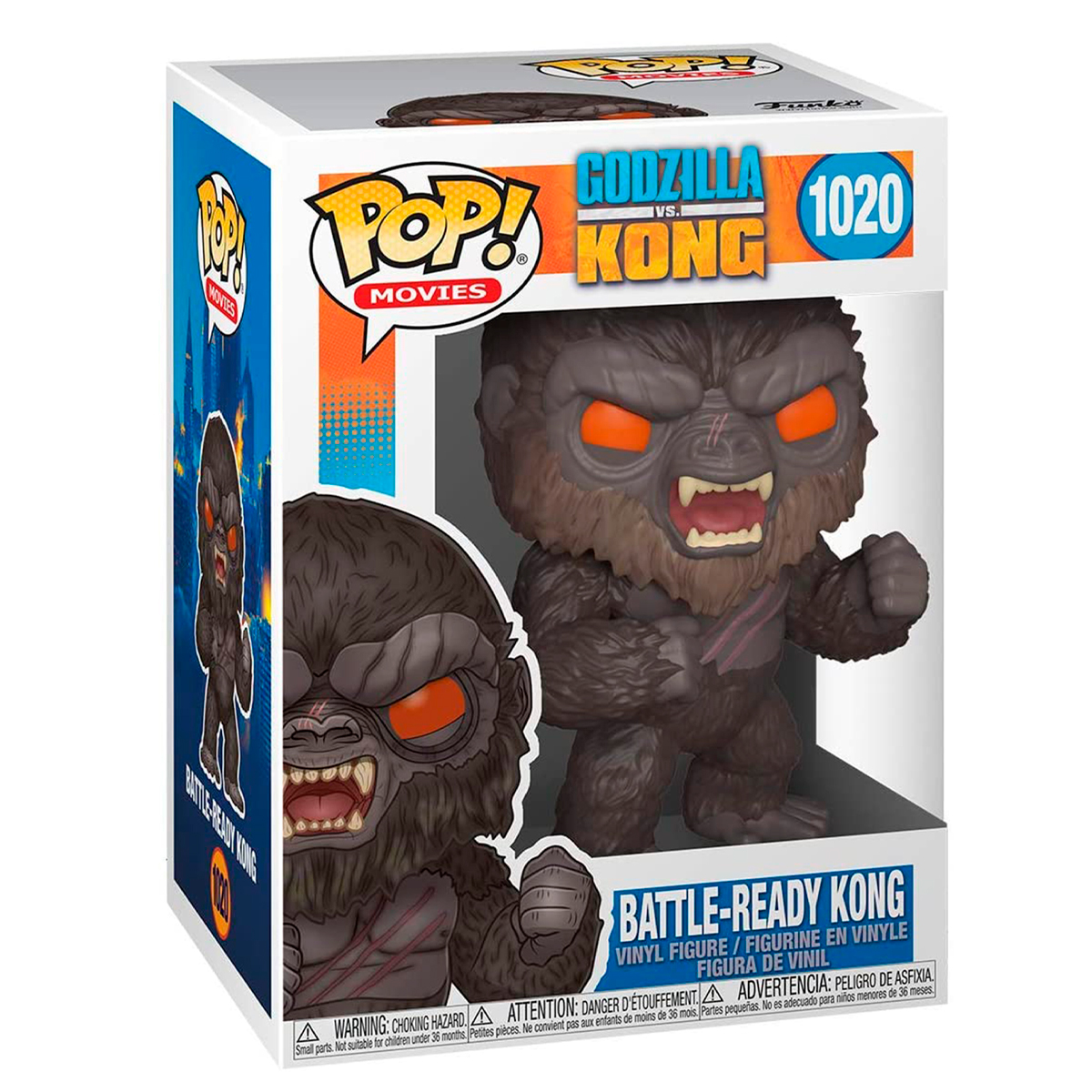 Foto 3 pulgar | Kong 1020 Godzilla Vs King Kong Monsterverse Funko Pop Movies