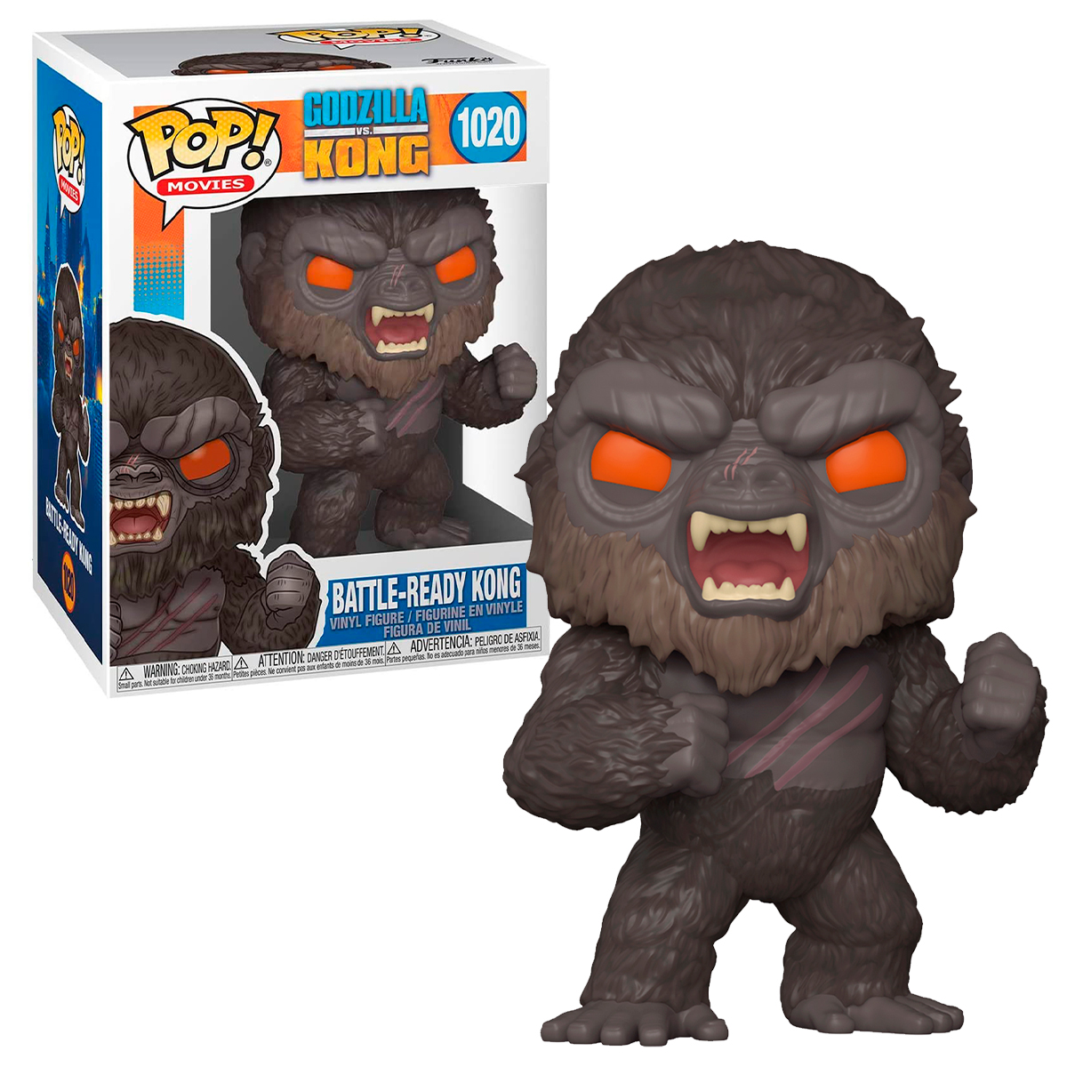 Foto 4 pulgar | Kong 1020 Godzilla Vs King Kong Monsterverse Funko Pop Movies