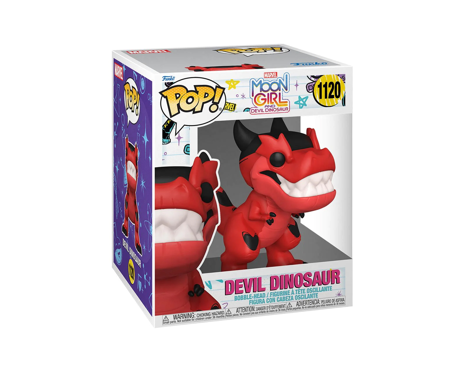 Foto 3 pulgar | Figura Funko Pop F-066 Moon Girl y Devil Dinosaur 6 " 1120
