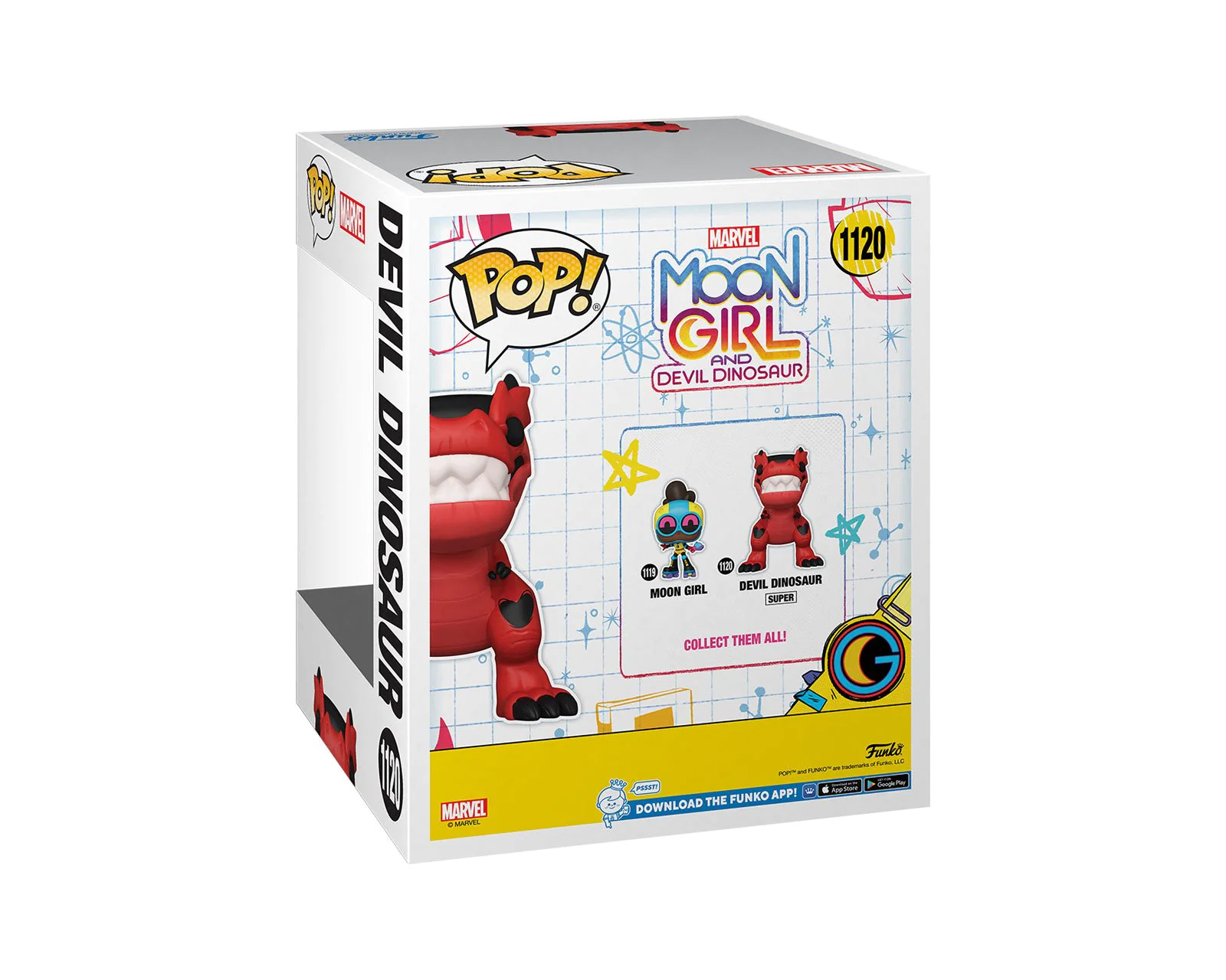 Foto 4 pulgar | Figura Funko Pop F-066 Moon Girl y Devil Dinosaur 6 " 1120