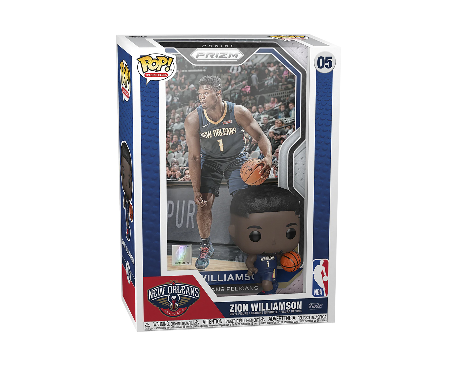 Foto 3 pulgar | Figura Funko Pop F-069 Trading Cards NBA: New Orleans Zion Williamson 05