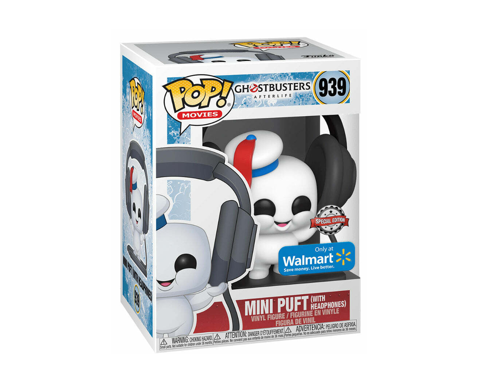 Foto 3 pulgar | Figura Funko Pop F-091 Ghostbusters Afterlife Mini Puft W Headphones 939