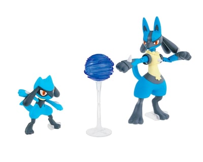 Foto 2 | Figura Bandai F-075 Hobby Gunpla Model Kit: Pokemon Riolu y Lucario
