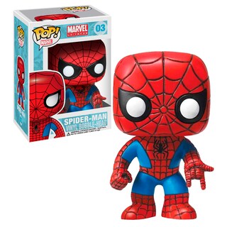 Foto 3 | Funko Pop Spider-Man Traje Clásico 03 Marvel Universe
