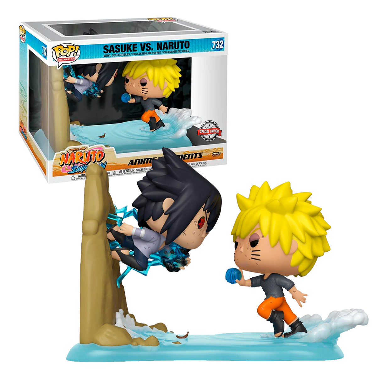 Foto 4 pulgar | Funko Naruto Shippuden Naruto Vs Sasuke