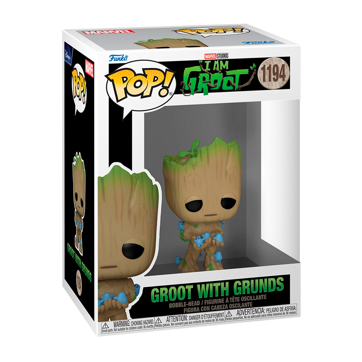 Foto 3 pulgar | Groot Con Grunds 1194 Yo Soy Groot Serie Marvel Studios Funko Pop