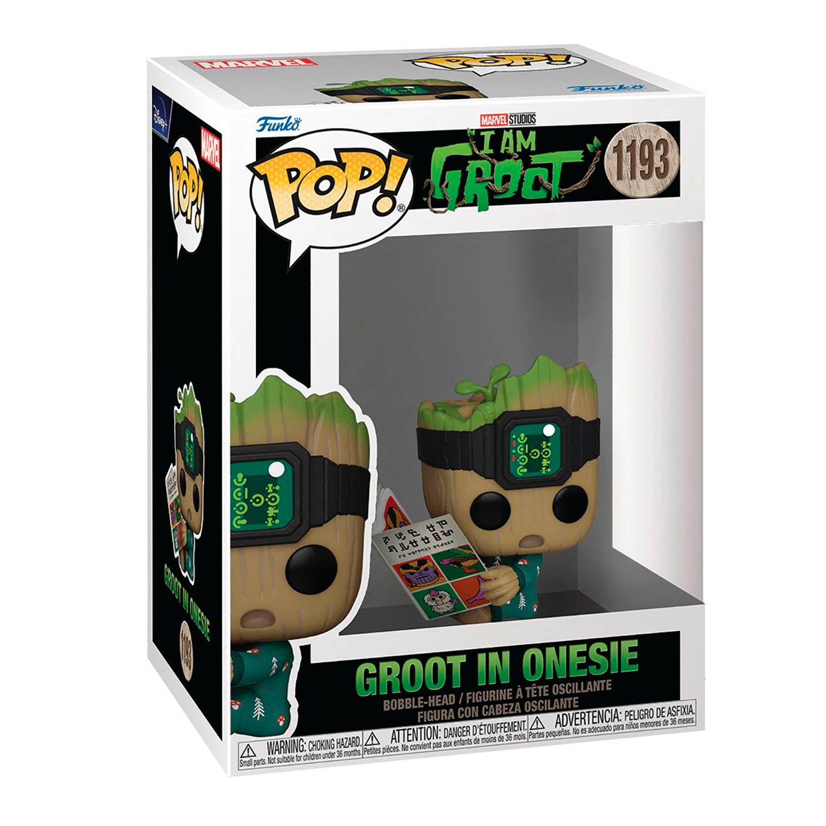 Foto 3 pulgar | Groot Con Libro 1193 Yo Soy Groot Serie Marvel Studios Funko Pop