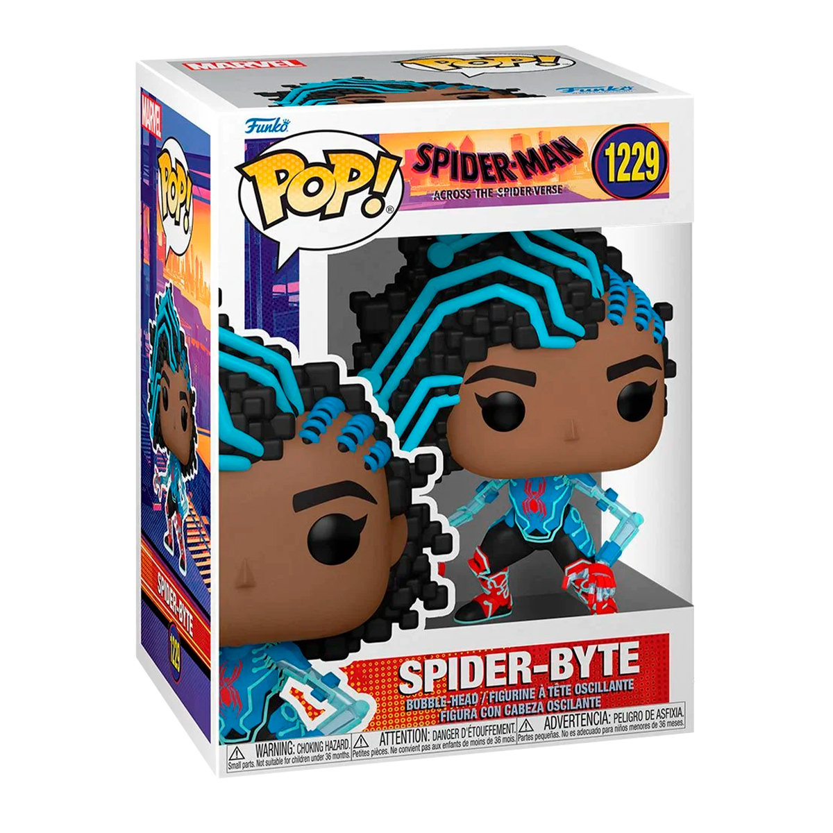 Foto 3 pulgar | Spider Byte 1229 Spider Man Cruzando El Spiderverse Funko Pop