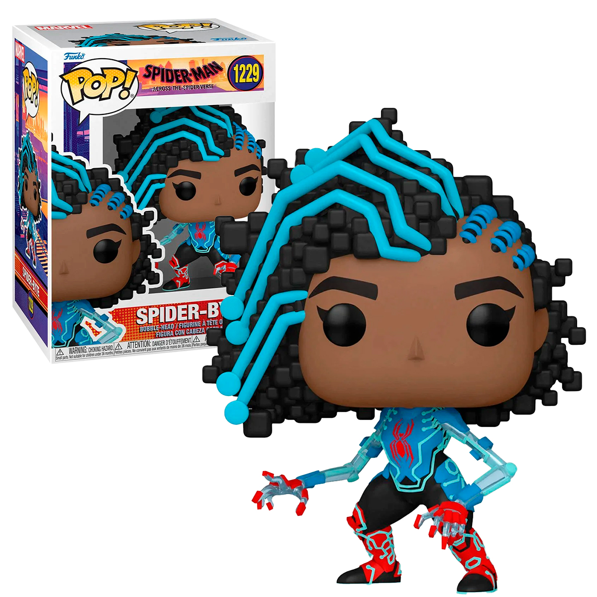 Foto 4 pulgar | Spider Byte 1229 Spider Man Cruzando El Spiderverse Funko Pop