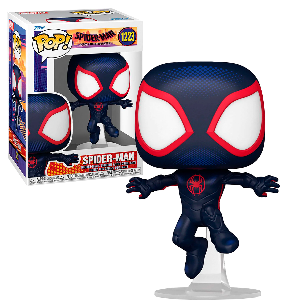Foto 4 pulgar | Funko Pop Spider Man 1223 Cruzando El Spiderverse