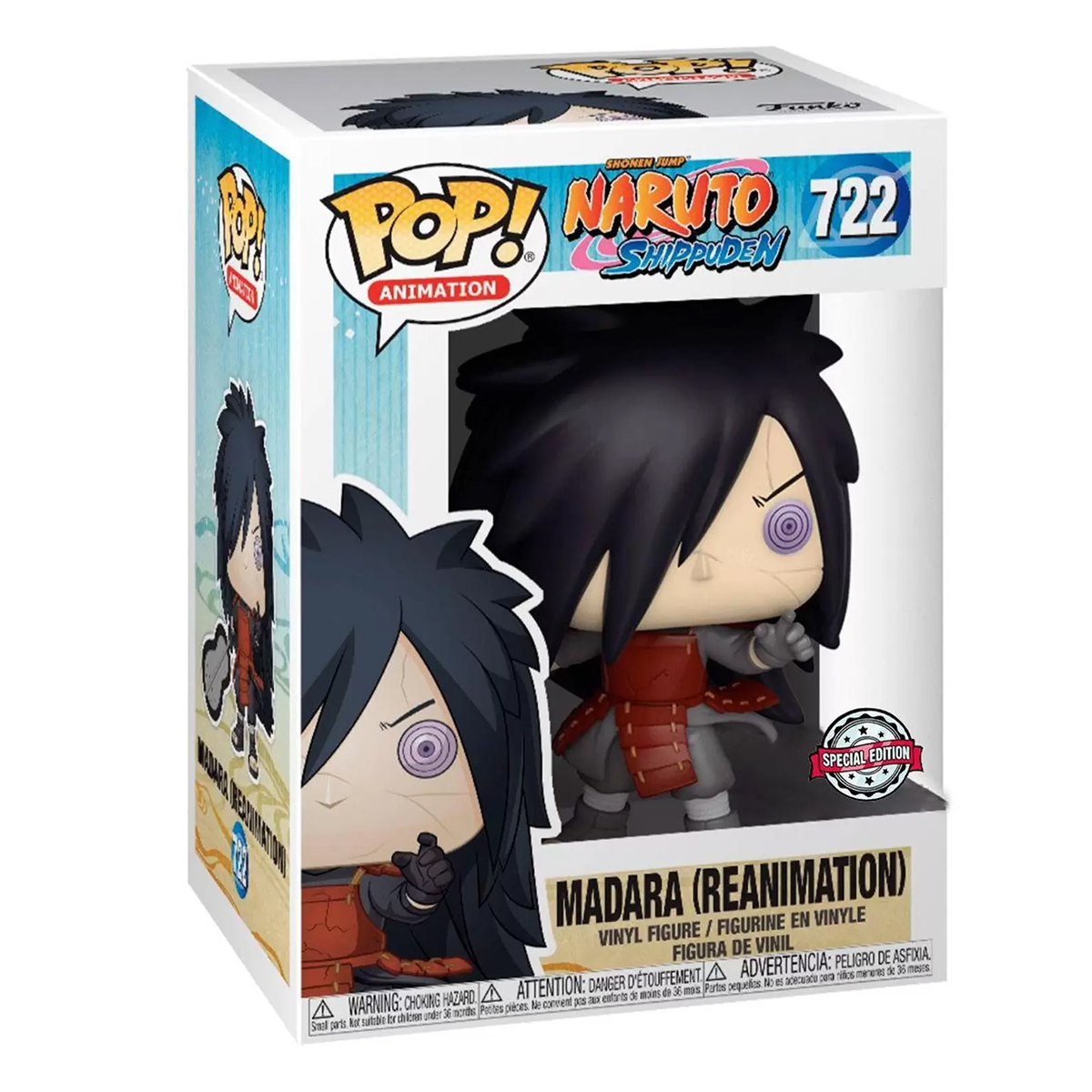 Foto 3 pulgar | Figura Funko Pop 722 Naruto Shippuden Madara Reanimado