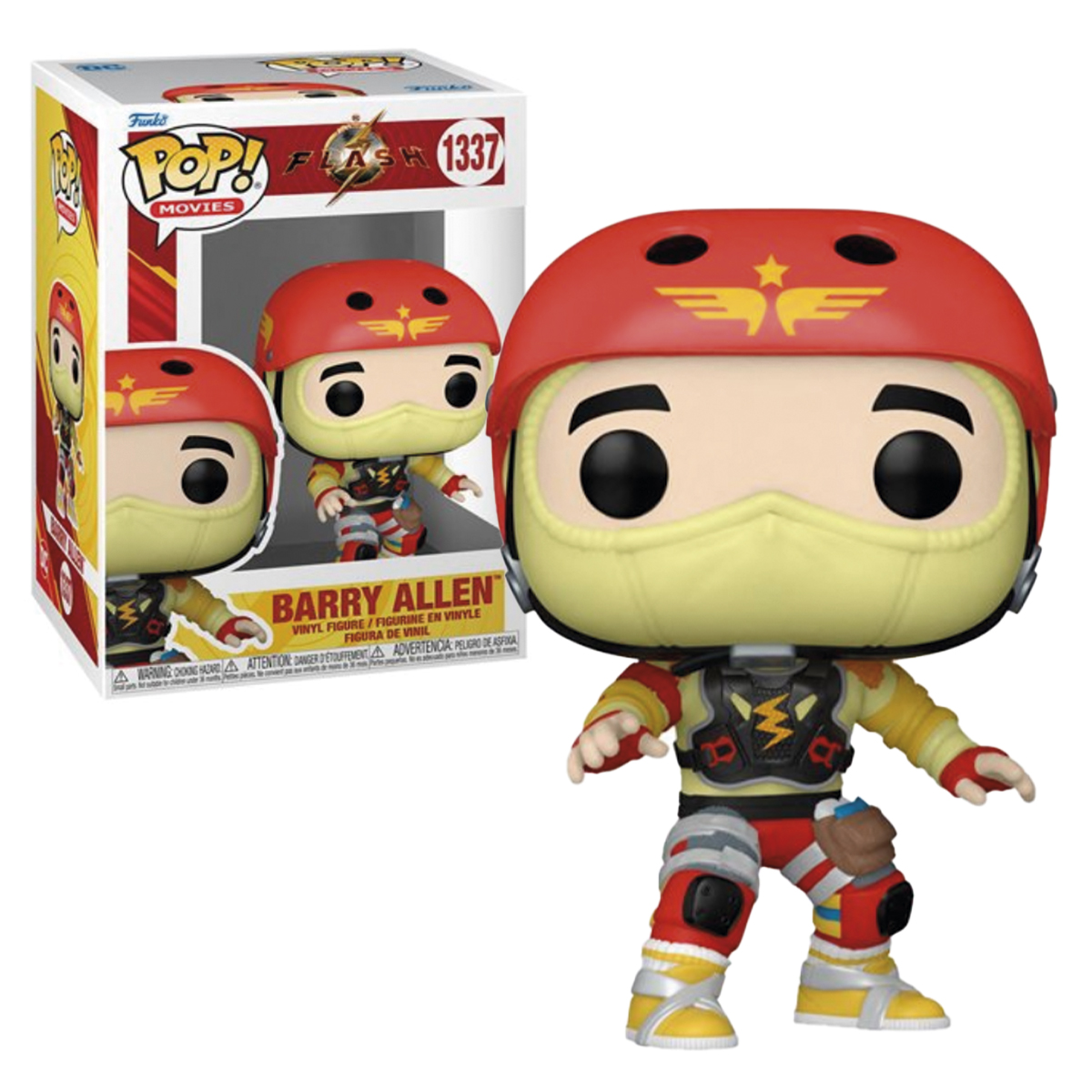 Foto 4 pulgar | Funko Pop Barry Allen Traje Prototipo 1337 Flash La Película Dc Comics