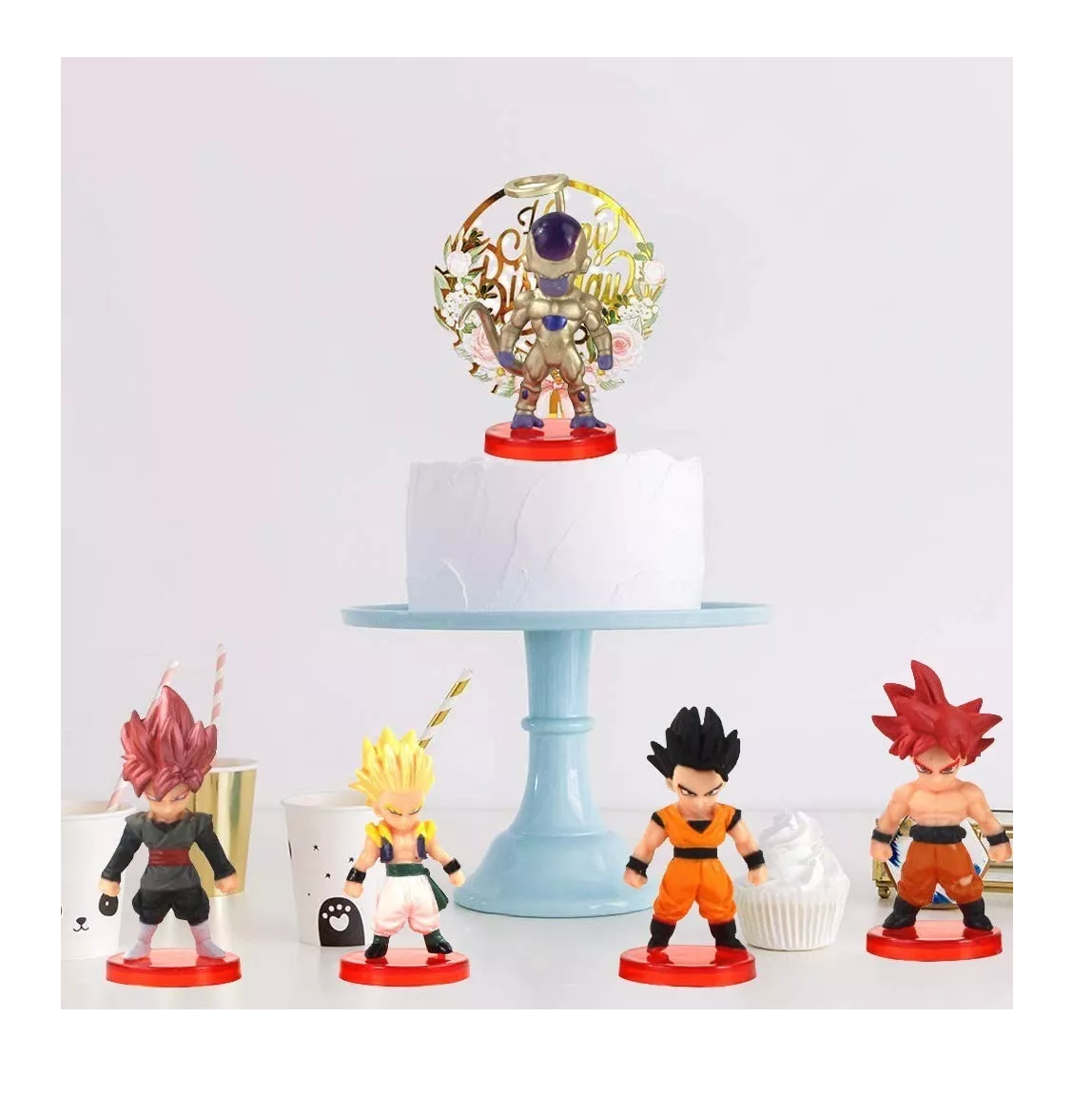 Foto 4 pulgar | Figura Miniatura Dragon Ball Coleccionable 7 cm 16 Piezas