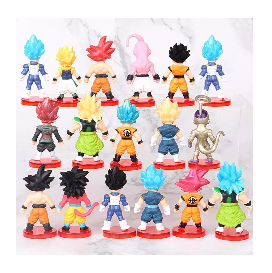 Foto 6 pulgar | Figura Miniatura Dragon Ball Coleccionable 7 cm 16 Piezas