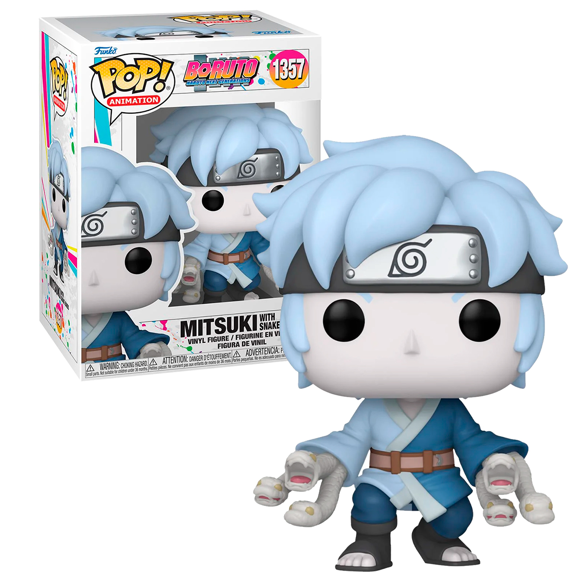 Foto 4 pulgar | Figura Funko Pop Mitsuki Manos de Serpiente 1357 Boruto Naruto Siguiente Generacion Anime Manga