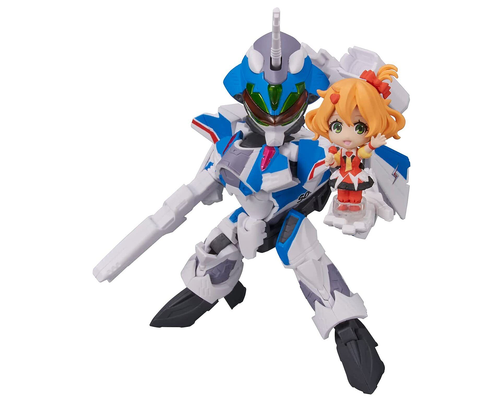 Figura Bandai F-0002 Tiny Session VF-31J Siegfried With Freyja Wion