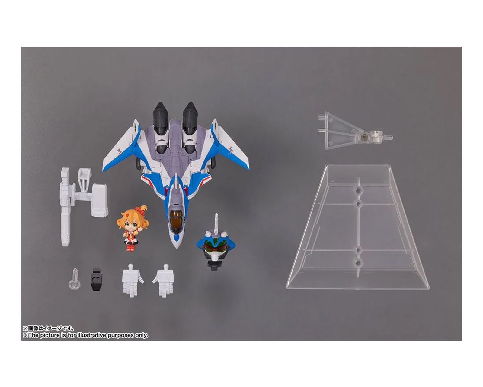 Foto 4 pulgar | Figura Bandai F-0002 Tiny Session VF-31J Siegfried With Freyja Wion